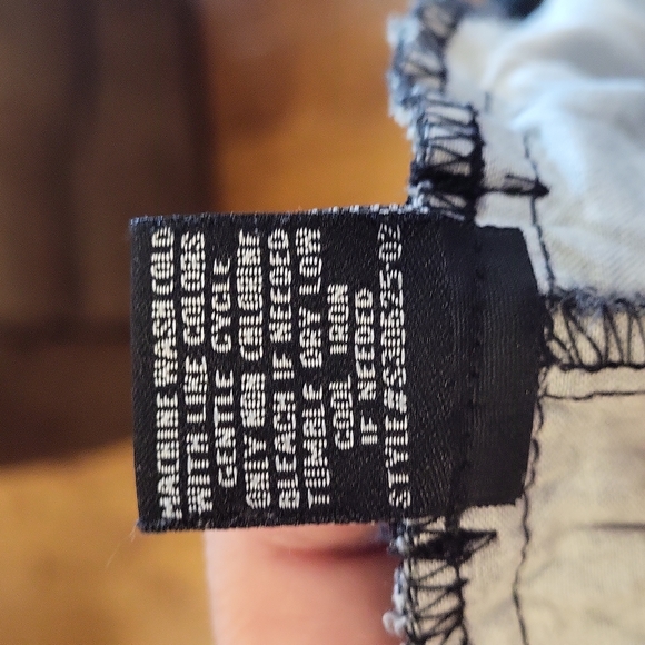 Maurices Black and White Floral A-Line Skirt - Picture 5 of 5